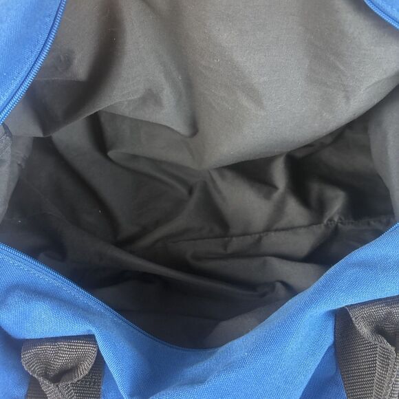 Brooks Brothers Weekender Duffle Bag Blue Canvas 19.5" *READ* - Picture 10 of 10